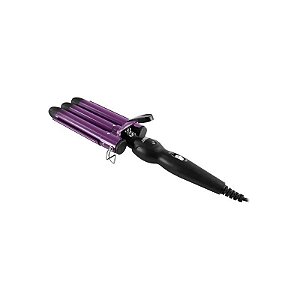 Modelador de Cabelo Onida ON-2625 Tri Ondas/Bivolt - Preto/Roxo