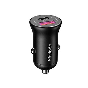 Carregador Veicular Mcdodo CC-2680 com USB/USB-C/45W - Preto