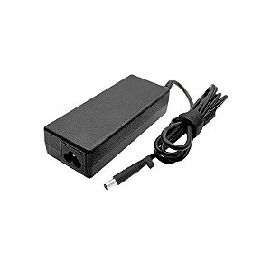 Fonte de Alimentação Adaptador Ac para Notebook (Dell/ HP) 19V/ 4,74A/ 90W/ Bivolt/ Ponta Grossa - Preto