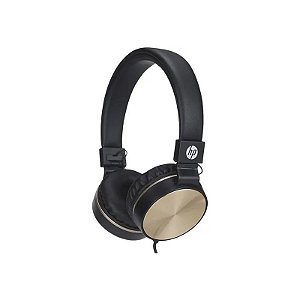Fone de Ouvido HP DHH-1206 3.5MM - Preto/Dourado