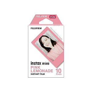 Película Fujifilm Instax Mini Pink Lemonade de 8,6 x 5,4 cm (10 unidades)