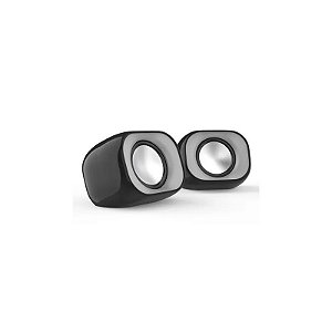 Caixa de Som HP DHS-2111 de 6W com Jack de 3,5MM/USB para Alimentação de Energia - Preto