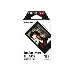 Filme Fujifilm Instax Mini Preto de 8,6X5,4 cm (10 Unidades)