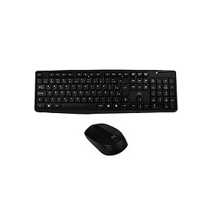 Kit Mtek KM-5339 Teclado + Mouse Sem Fio (Português) - Preto