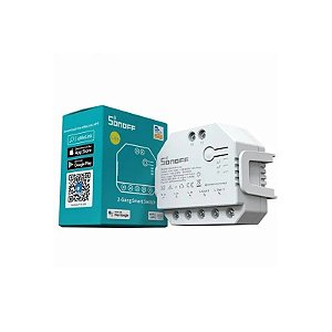 Interruptor Inteligente Sonoff Lite DUALR3 2-Gang Wi-Fi Smart Switch - Branco