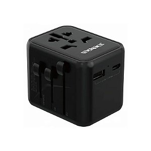 Adaptador de Tomada Universal AD-0002 - Preto