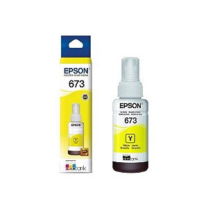 Tinta para Impressora Epson 673 T673420 com 70ml - Amarelo