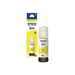Tinta para Impressoras Epson 504 T504420 de 70ml - Amarelo
