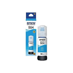 Tinta para Impressoras Epson 504 T504220 de 70ml - Ciano