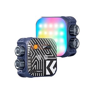 Luz LED RGB Portátil K&F KF34-036V2 para Vídeo