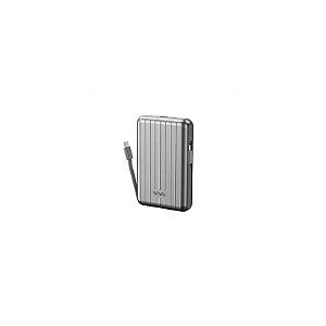 Carregador Portátil Magnético Wiwu PP02 5000mAh Cor Prata