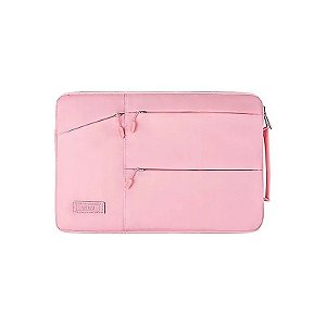 Estojo Bolso Pocket Case Wiwu 15.4 Rosa