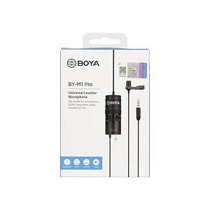 Microfone Lapela Mic Boya BY-M1 Pro