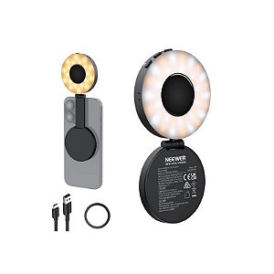 Luz LED Mini Neewer NL-40R Magnética 10106477