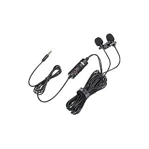 Microfone Boya BY-M1DM Duplo