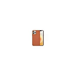 Capa de Couro de Vitela Wiwu IP para IP13 6.7 Marrom