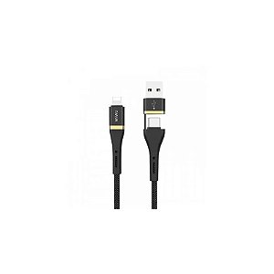 Cabo Wiwu ED-105 Preto 1,2 cm