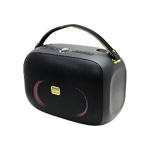 Caixa de Som Joog Bold XS-1000 300W TWS com 2 Microfones Sem Fio