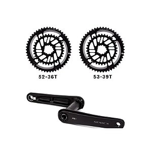 Bike Crankset Road Senicx PR2 11V 52/36T X 170 -