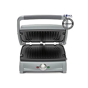 Chapa Sanduicheira Cuisinart GR102AL Multifunção 5 em 1 1400W 110V Prata
