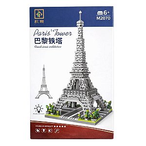 Mini Blocos De Montar Torre Eiffel - 2560 Peças