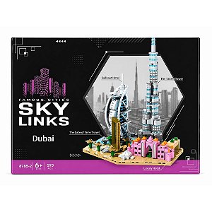 Mini Blocos De Montar Grandes Cidades Dubai - 593 Peças
