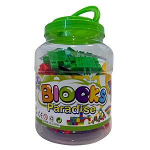 Blocos De Montar Para Encaixar Com 60 Peças