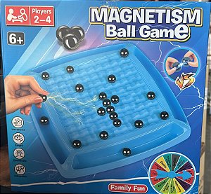 Jogo De Tabuleiro Magnético Infantil Estratégia Com Bolinhas
