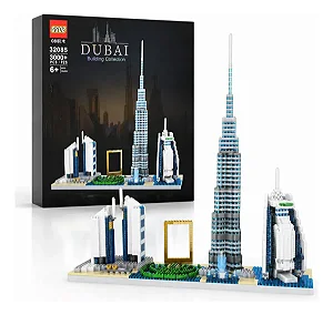 Blocos De Montar Cidade de Dubai 3000 Peças