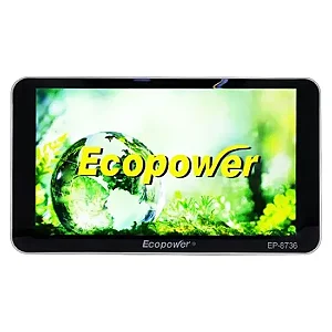 Rádio Central Multimídia Ecopower 2 DIN Touch BT/AUX/USB/SD