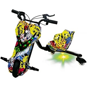 Triciclo Elétrico Audisat TE-8W 8" Bluetooth Speaker 100KG