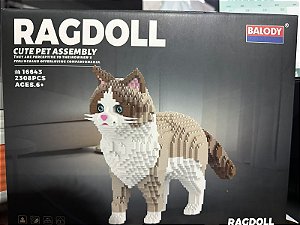 Blocos De Montar Gato Ragdoll 2308 Peças