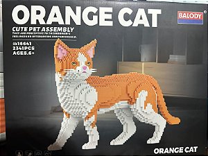 Blocos De Montar Gato Laranja 2341 Peças