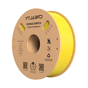 Filamento Impressão 3D Creality Hyper Pla Amarelo (alta velocidade) 1kg