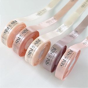 Fita de Cetim 15mm Personalizado Hotstamping