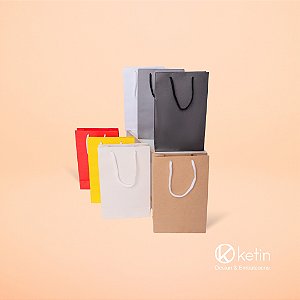 Sacola de Papel P - 25x16x7 cm
