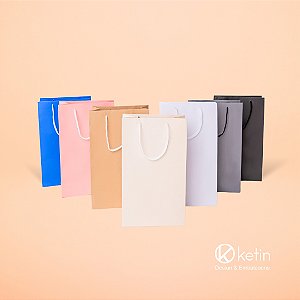 Sacola de Papel  M  34x22,5x8,5 cm
