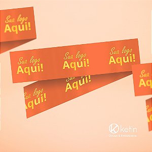 Fita de Cetim Largura 38mm Personalizada