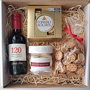 Presente Kit Wine Red