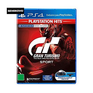 Jogo Gran Turismo Sport PS4 Hits Mídia Física Original (Seminovo)