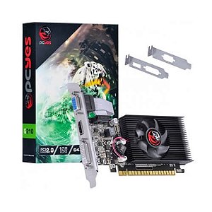 Placa de Vídeo 1GB GPU GT210 1GB NVIDIA DDR3 64 Bits - PCYES