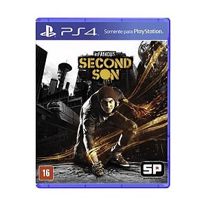Jogo inFamous Second Son PS4 Mídia Física Original (Seminovo)