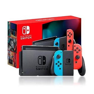 Console Nintendo Switch V2 Azul/Vermelho (Seminovo)