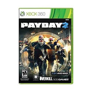 Jogo Payday 2 Xbox 360 Mídia Física Original (Seminovo)