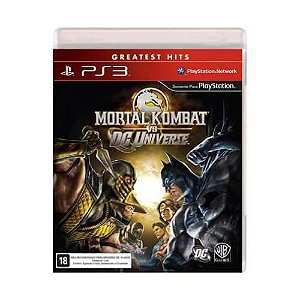 Jogo Mortal Kombat vs. DC Universe PS3 Mídia Física Original (Seminovo)