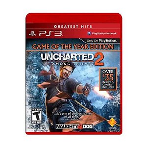 Jogo Uncharted 2: Among Thieves PS3 Mídia Física Original (Seminovo)