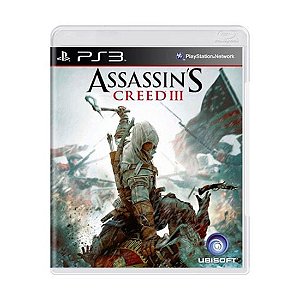 Jogo Assassin's Creed III PS3 Mídia Física Original Seminovo