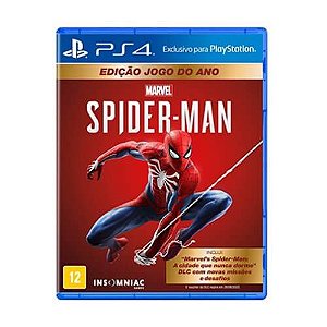 Jogo Marvel's Spider-Man GOTY PS4 Mídia Física Original (Lacrado)