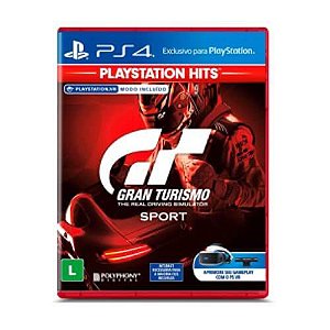 Jogo Gran Turismo Sport Hits PS4 Mídia Física Original (Lacrado)
