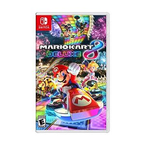Jogo Mario Kart 8 Deluxe Nintendo Switch Mídia Física Original (Seminovo)